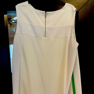 Marina Rinaldi plus size dress white with green details size 20
